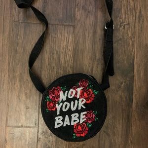 Floral shoulder bag